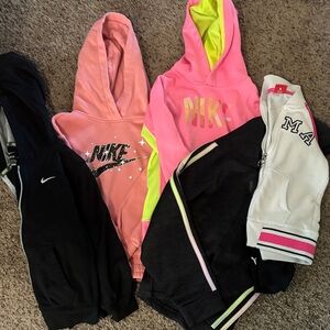 Nike Kids Hoodie Collection - Black, Pink, White, Yellow